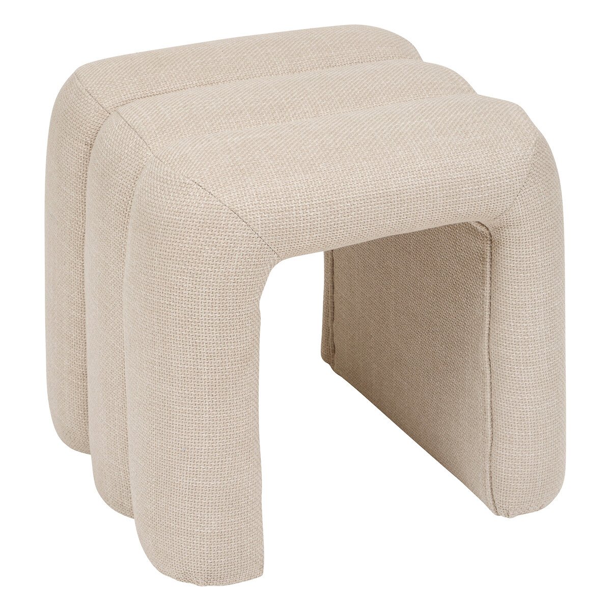 Puf SISCO de tele beige