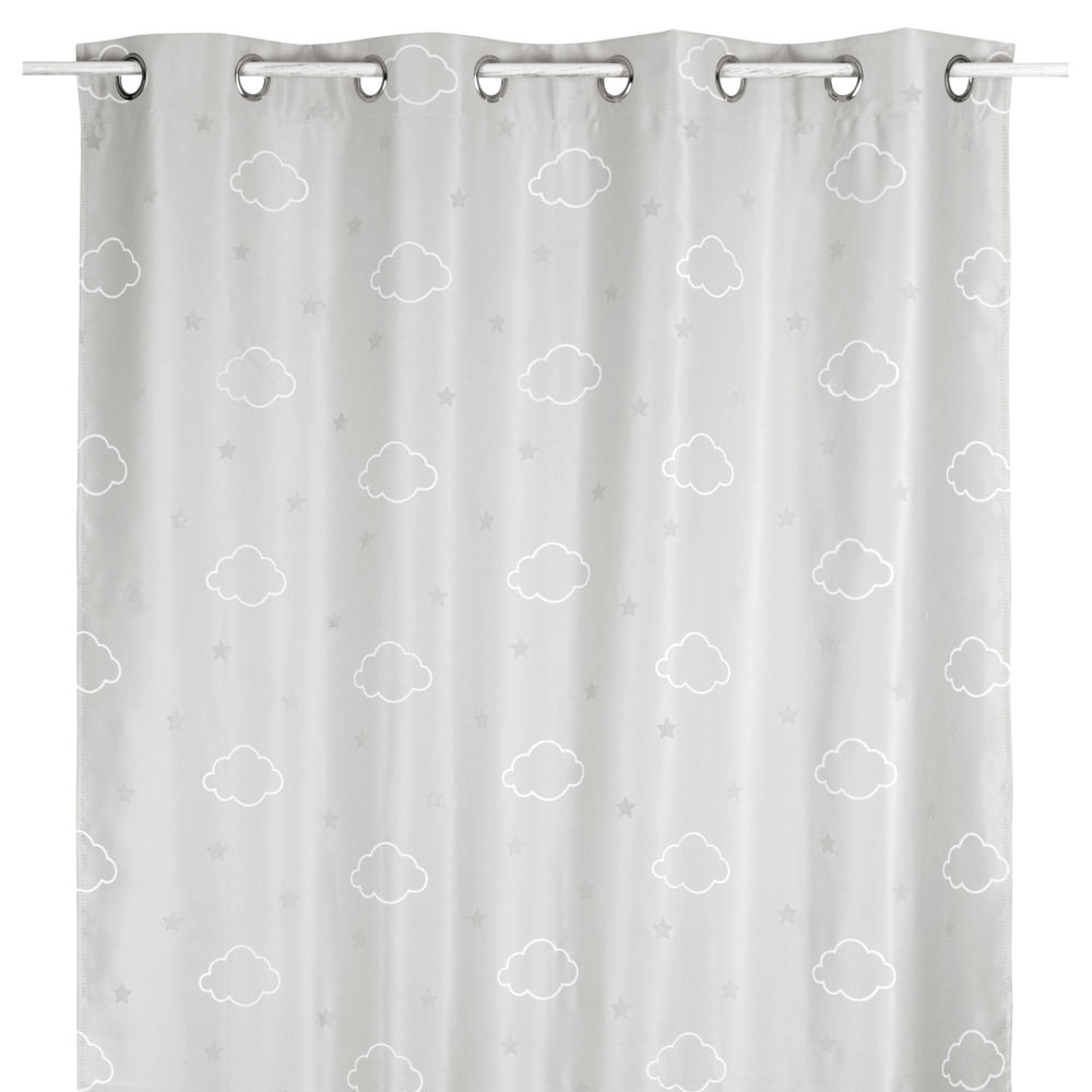 Cortina Gris Fluorescente 140x250Cm