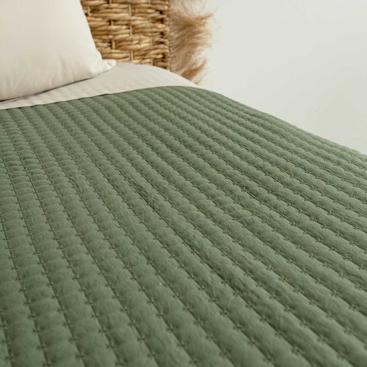 Edredón WILD ROMANCE verde 220x240cm