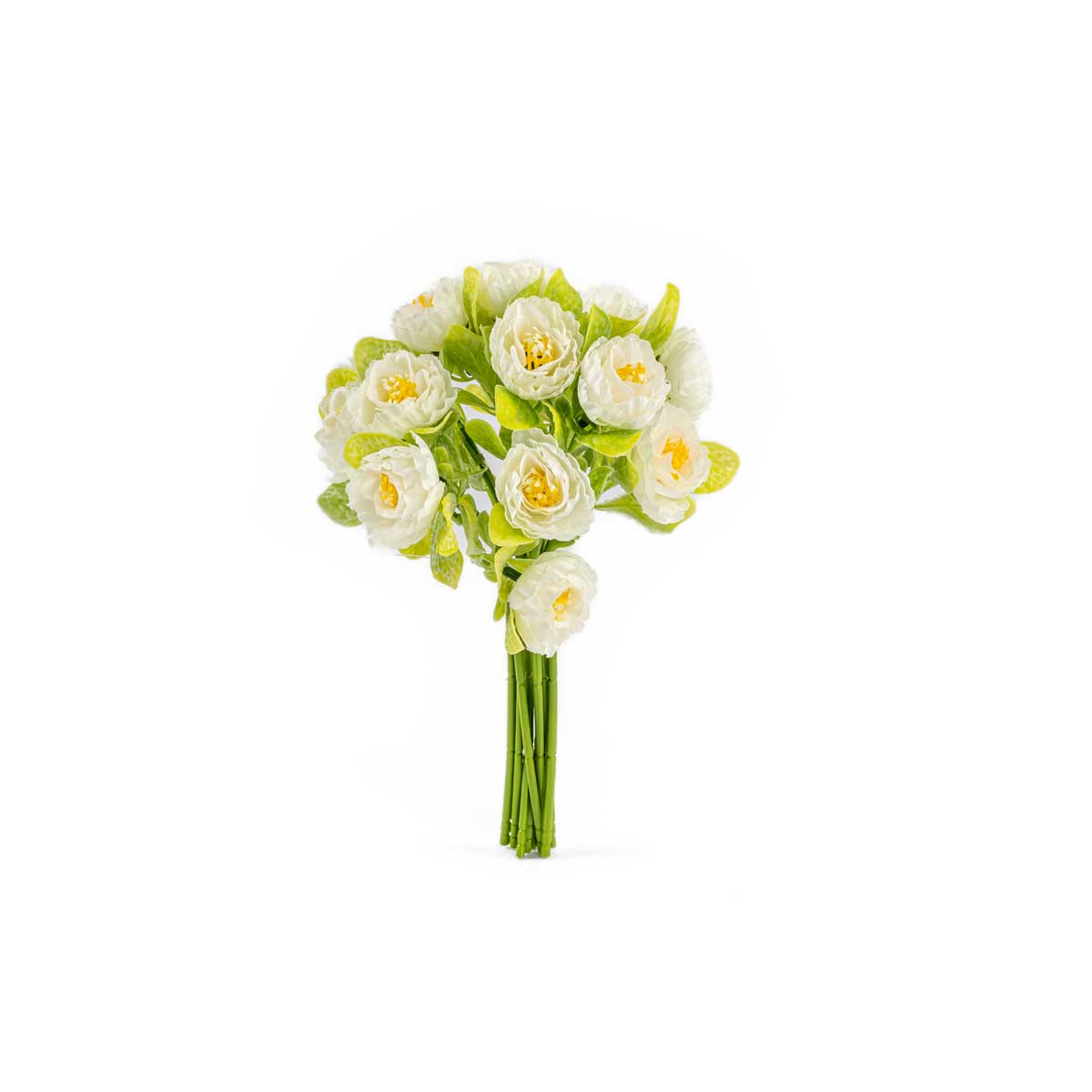 Bouquet Con 15 Camelias Blancas 23Cm