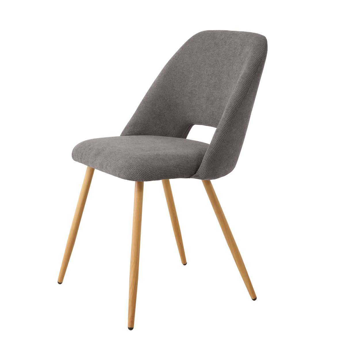 Silla FRESNO de tela gris