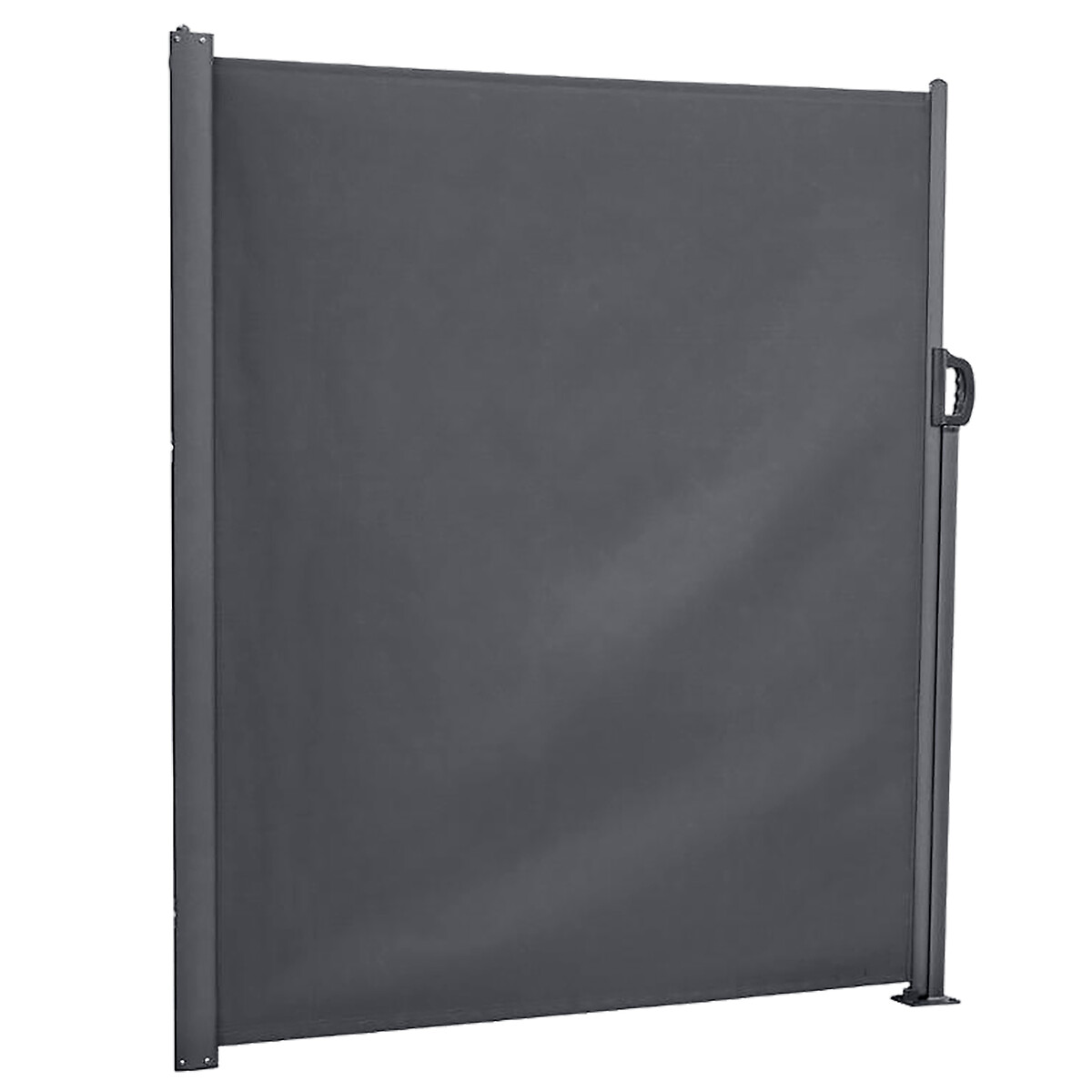 Paraviento plegable color grafito 3x1m