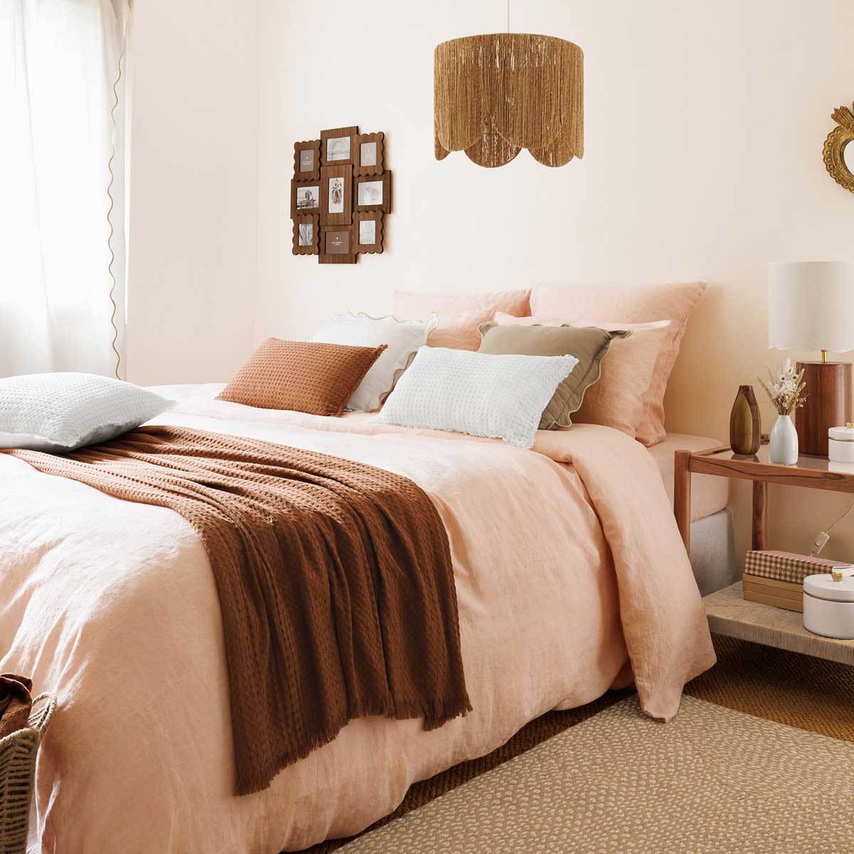 Jarrón De Cerámica Con Flores Secas 25cm