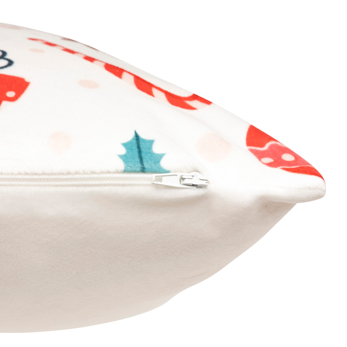 Coj&iacute;n decorativo galleta de jengibre blanco 40x40c