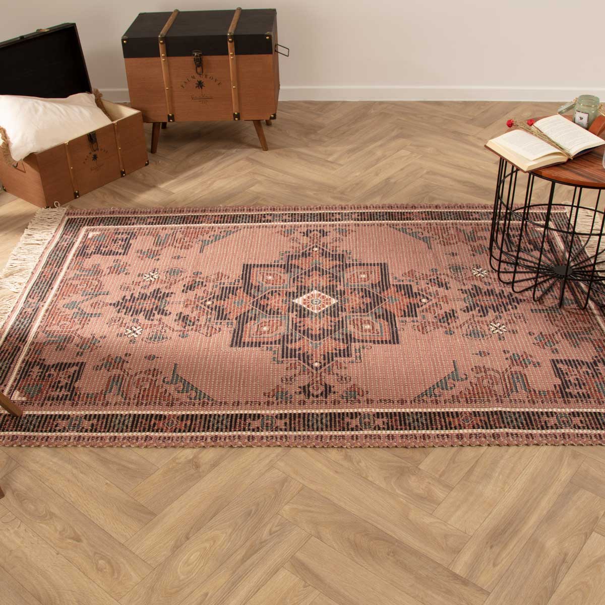 Alfombra DOLCE RIVIERA multicolor de yute