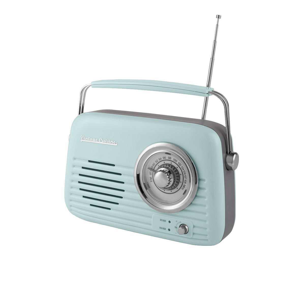 Radio VINTAGE CUISINE menta con bluetooth 