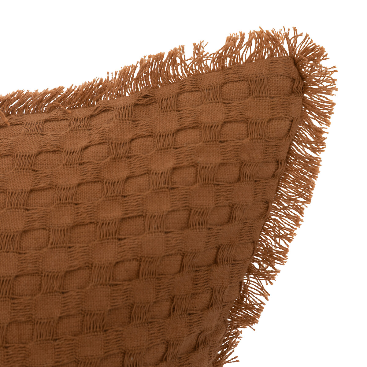 Almohada The Floral Waffle Terracota 30x50cm