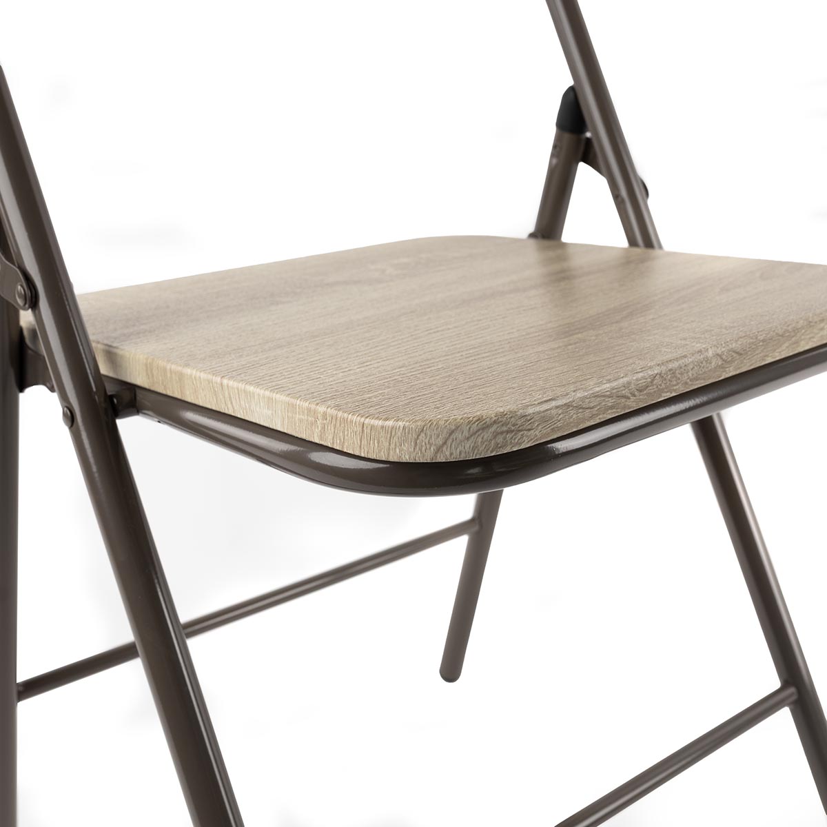 Silla plegable NOMAD con estructura marr&oacute;n