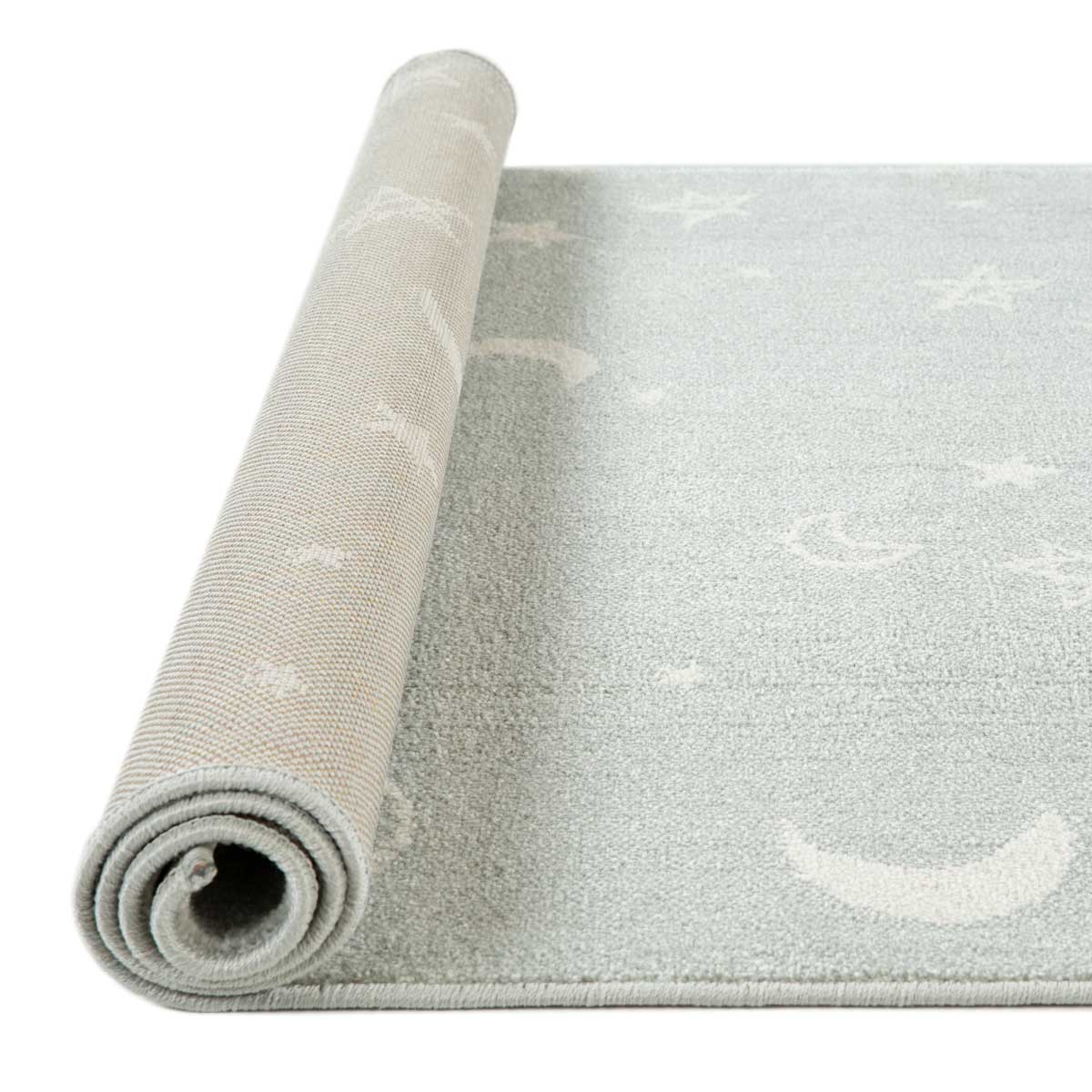 Alfombra Gio Estrellas Gris 80x150Cm