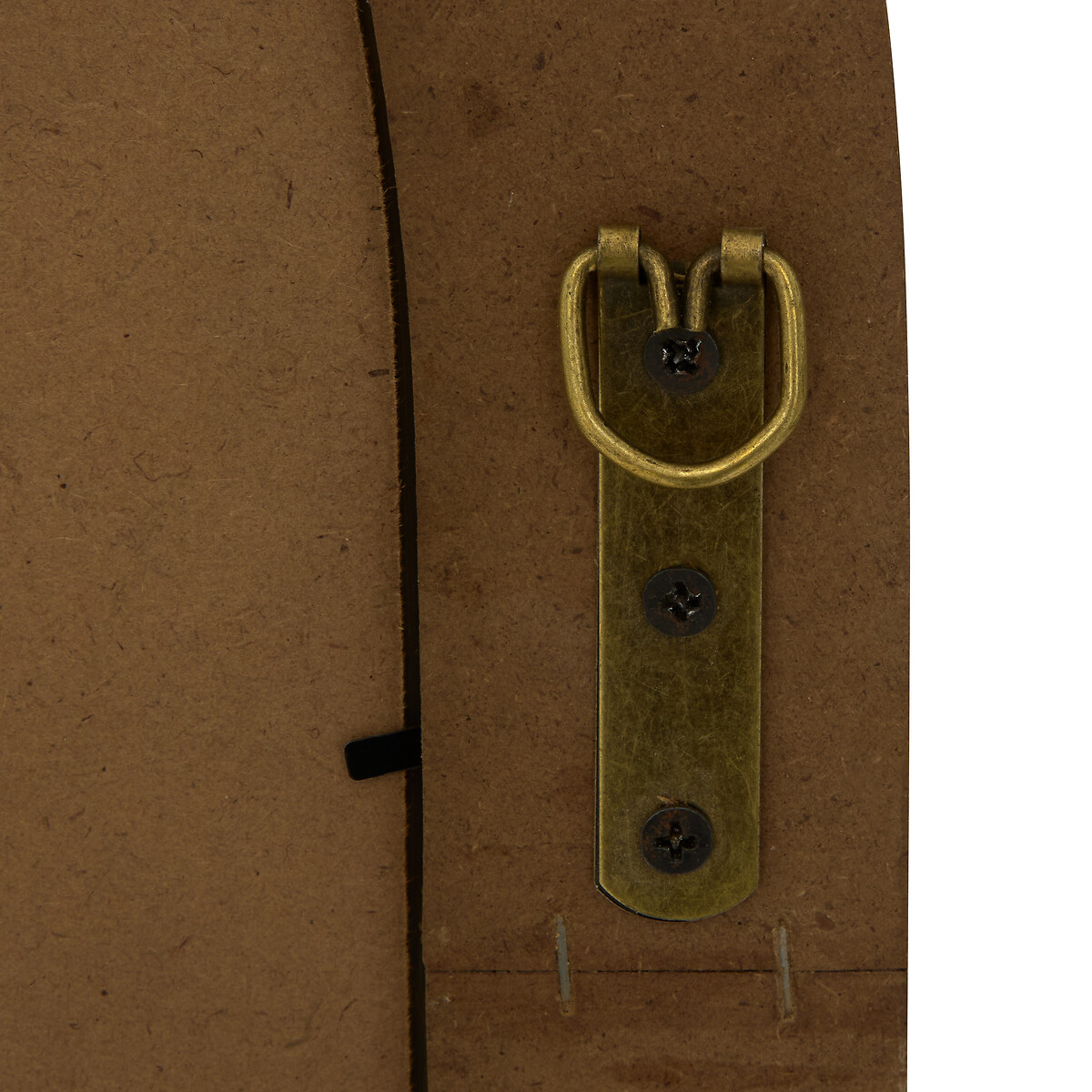 Espejo de pared marr&oacute;n 118cm