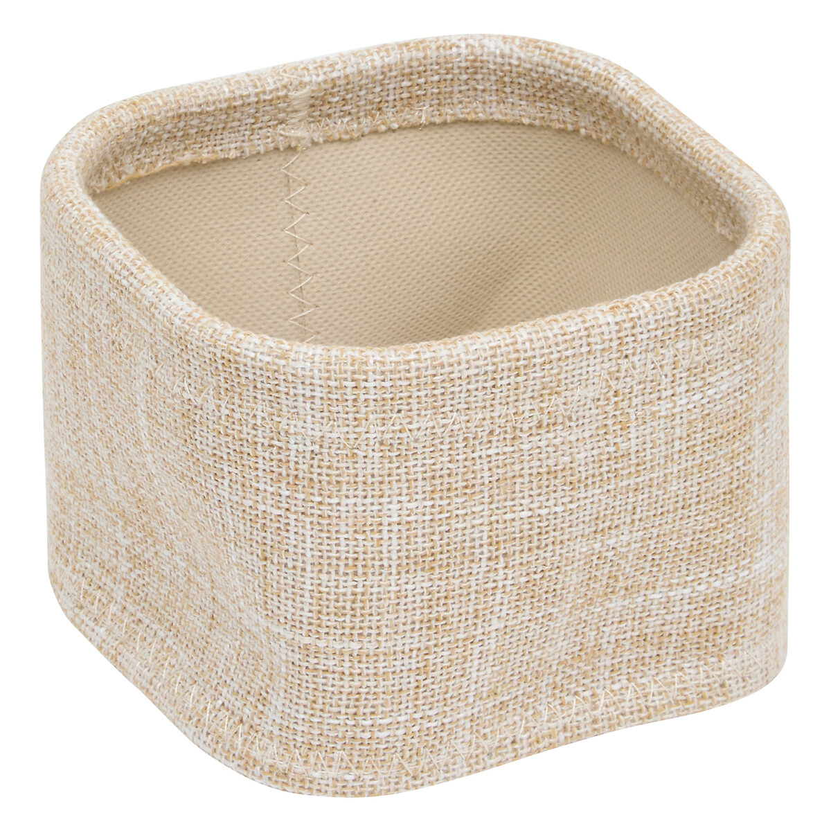 Set de 4 cestas de almacenaje wc beige
