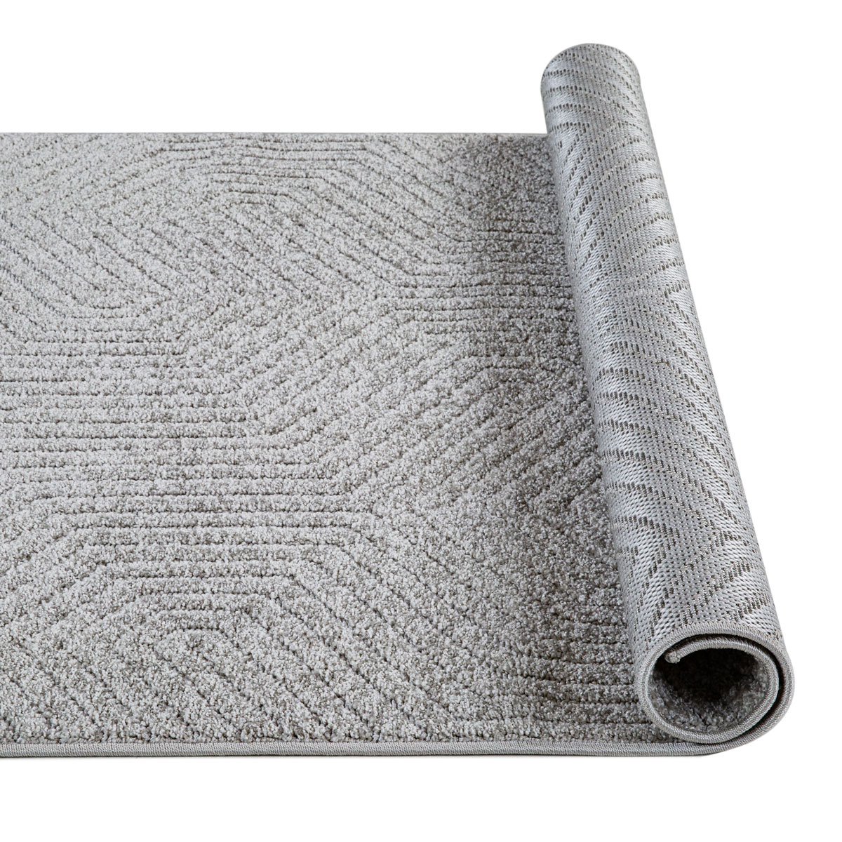 Alfombra Seile Gris 120x160Cm