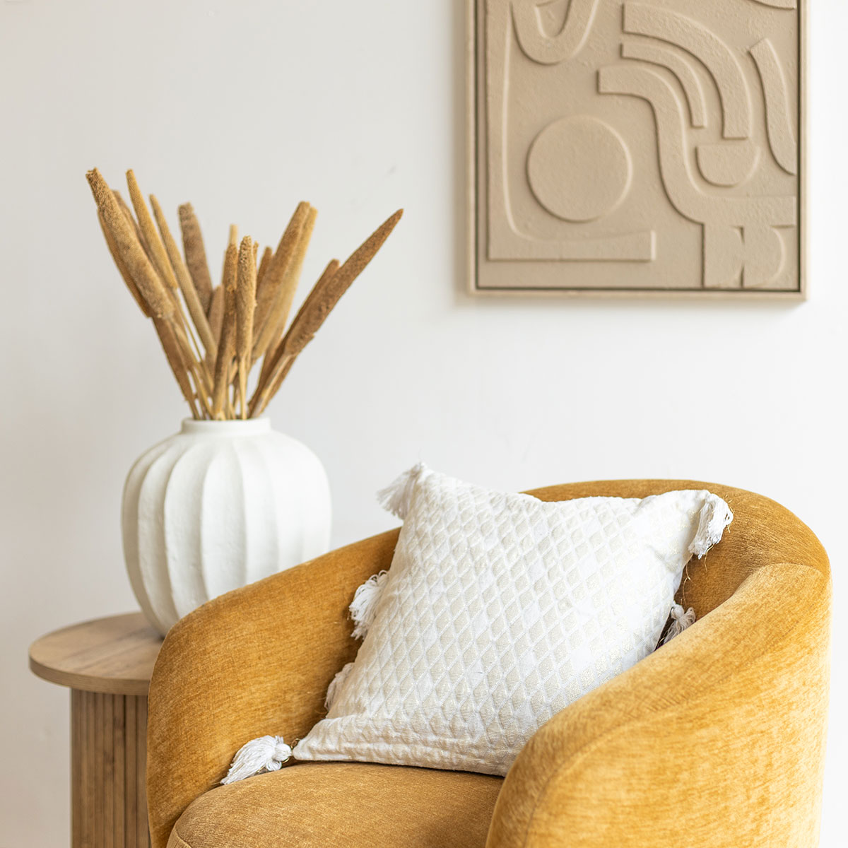 Funda De Coj&iacute;n Shine Blanco 40x40Cm