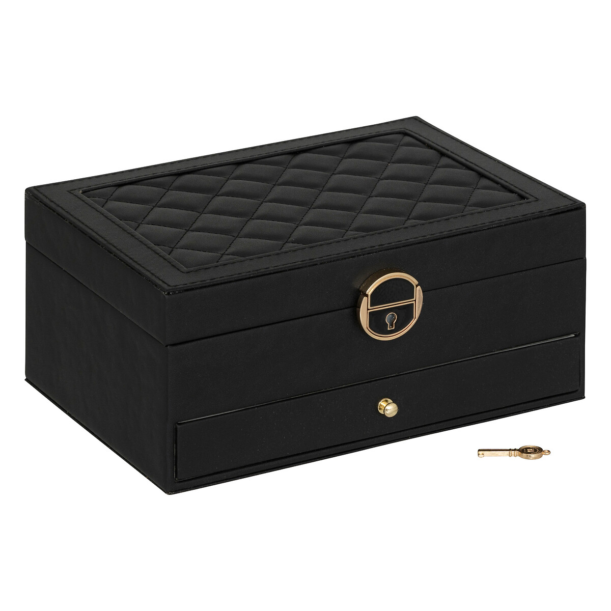 Joyero negro de mdf 