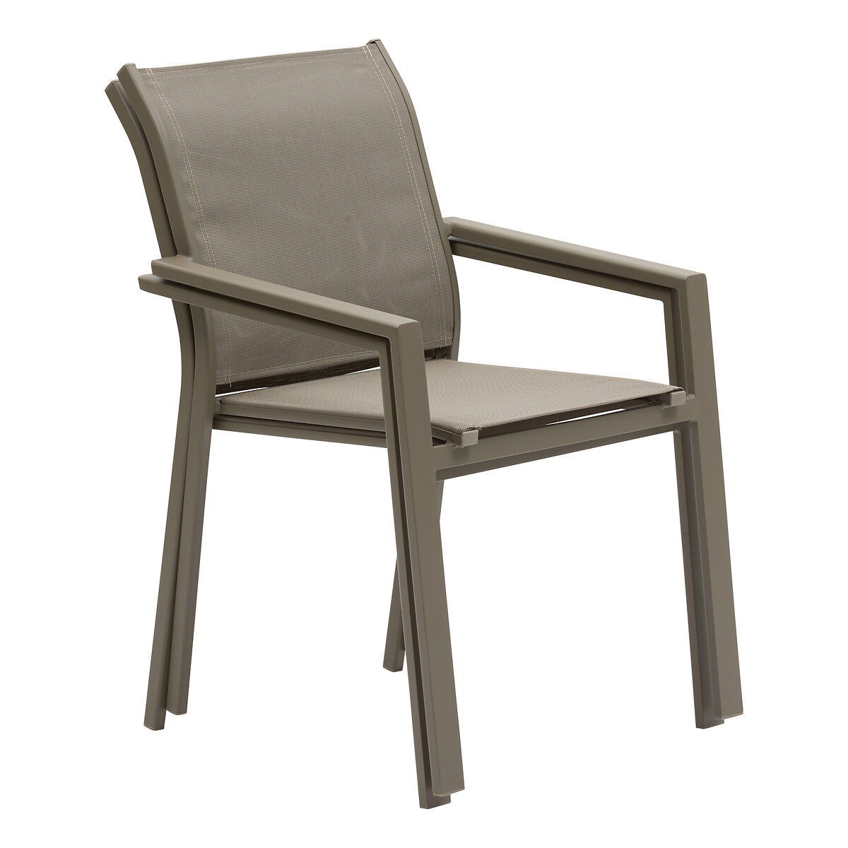 Silla con reposabrazos ESSENTIA noisette/caf&eacute;