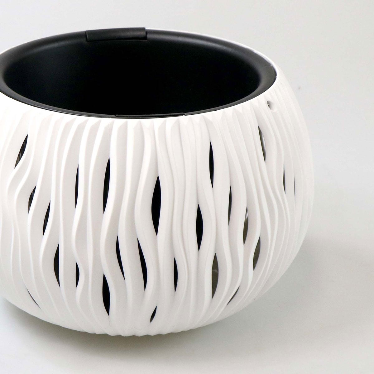 Maceta Sandy Bowl Blanca 29x20Cm