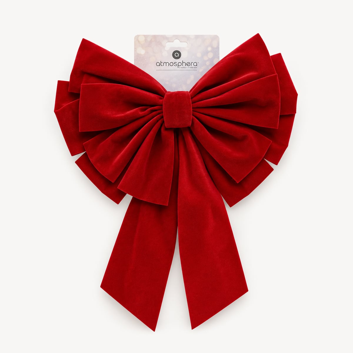 Lazo Decorativo Terciopelo Rojo