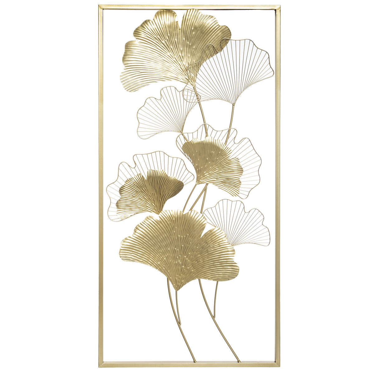 Cuadro Decorativo Ginko Metal 50x100Cm