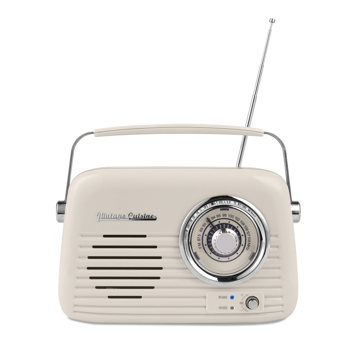 Radio VINTAGE CUISINE beige con bluetooth