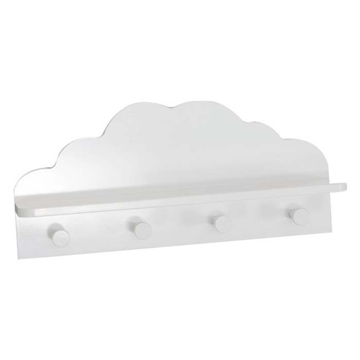 Perchero Nube Blanco 48x22x12Cm