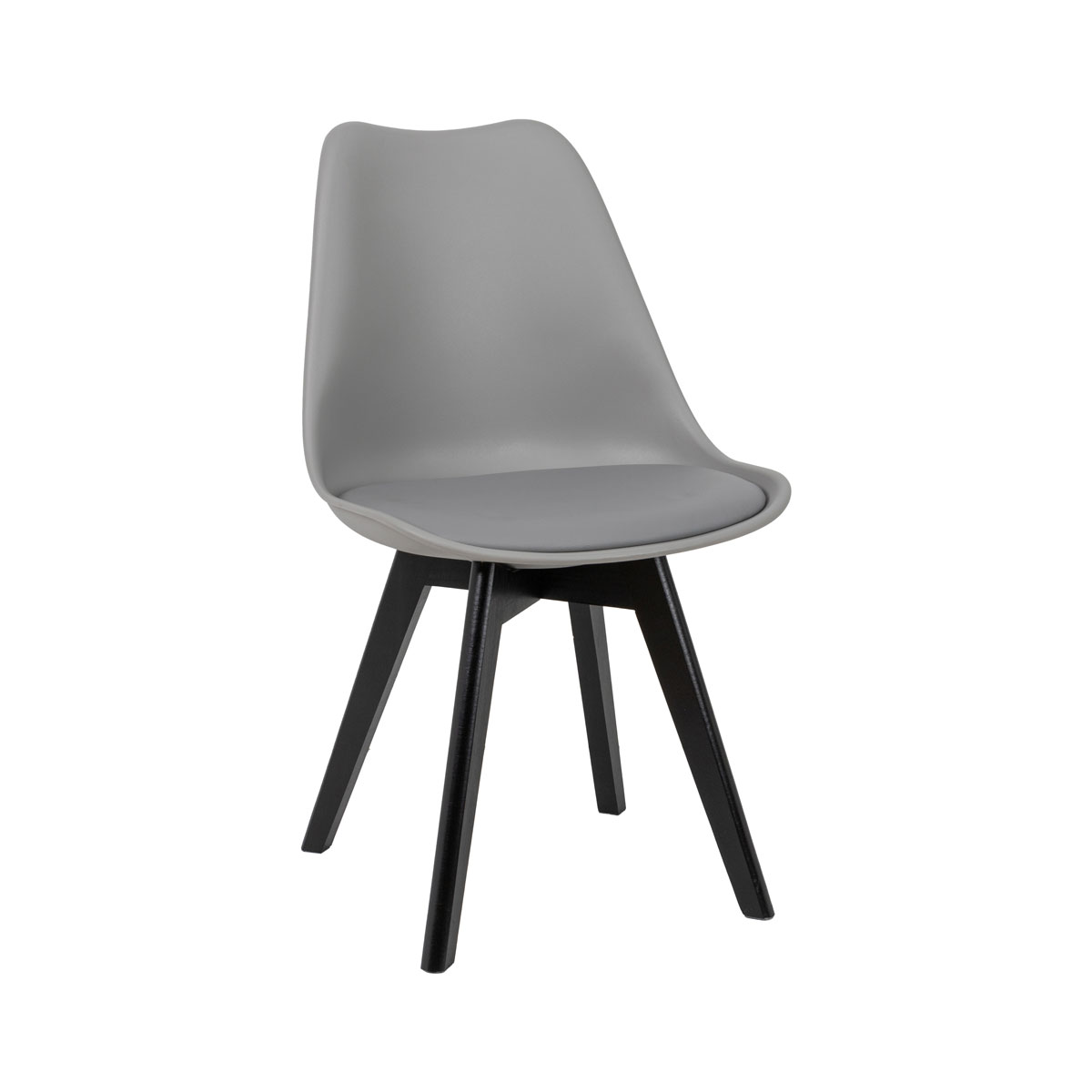 Juego de 2 sillas BAYA BOLD gris claro