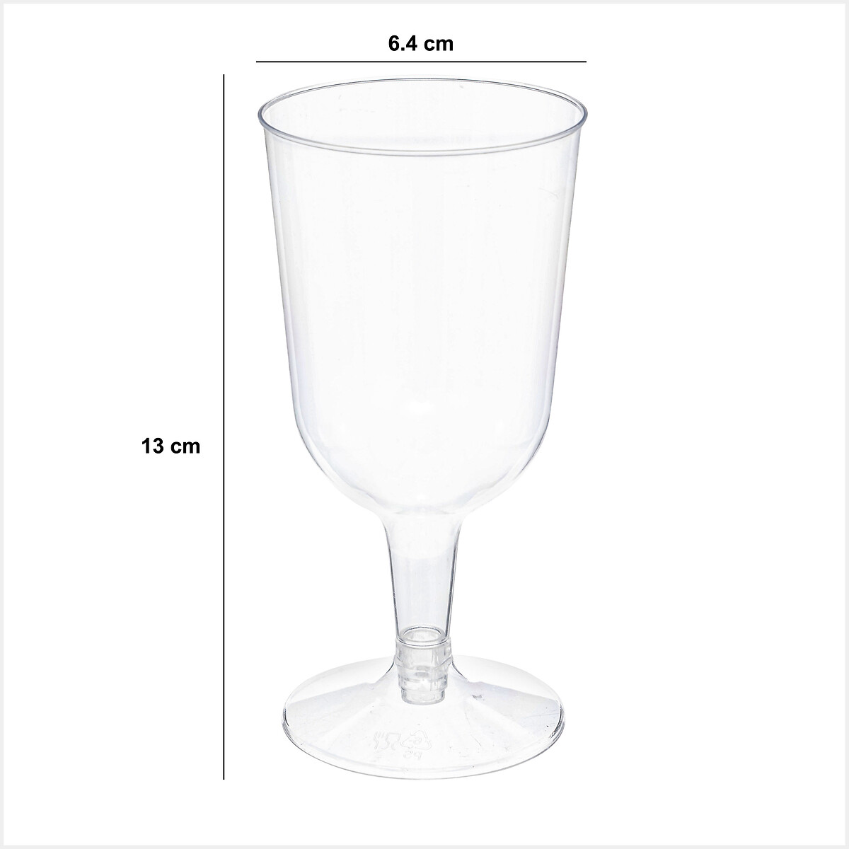 Set de 12 vasos reutilizables 15cl