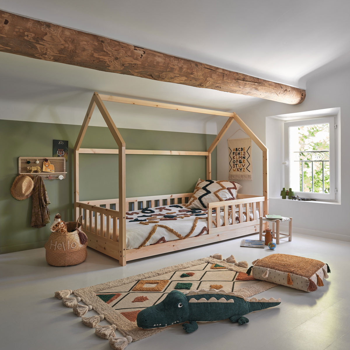 Cama MONTESSORI natural