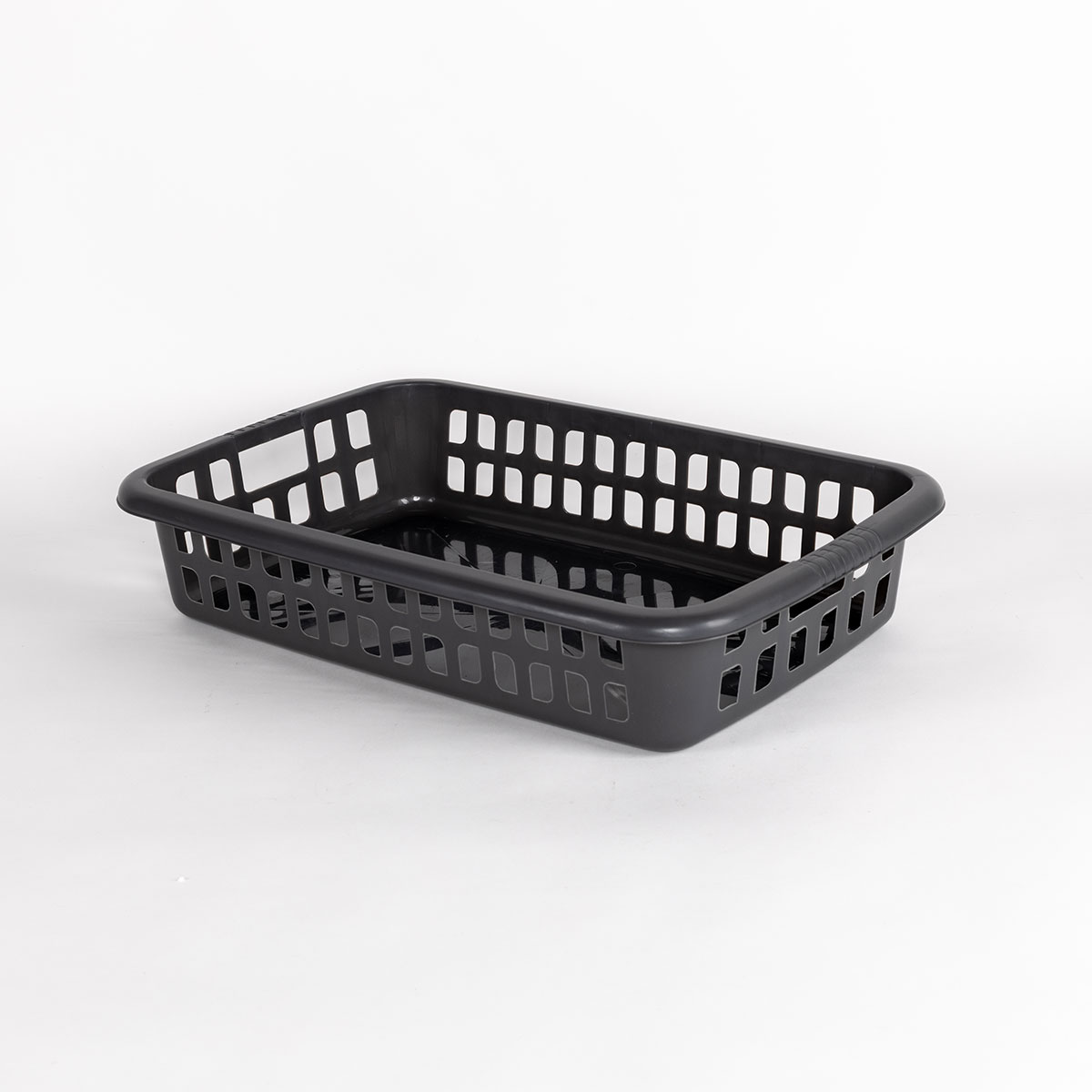 Cesto para colada bajo gris 20L