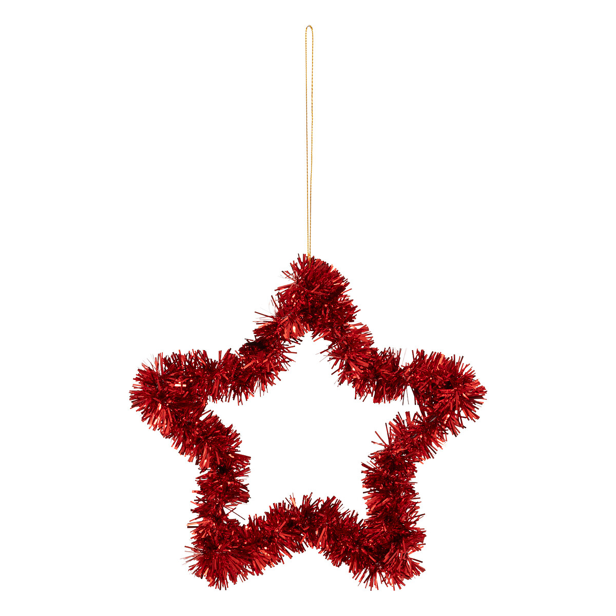 Set de 3 Adorno navideños estrella 40cm rojo 