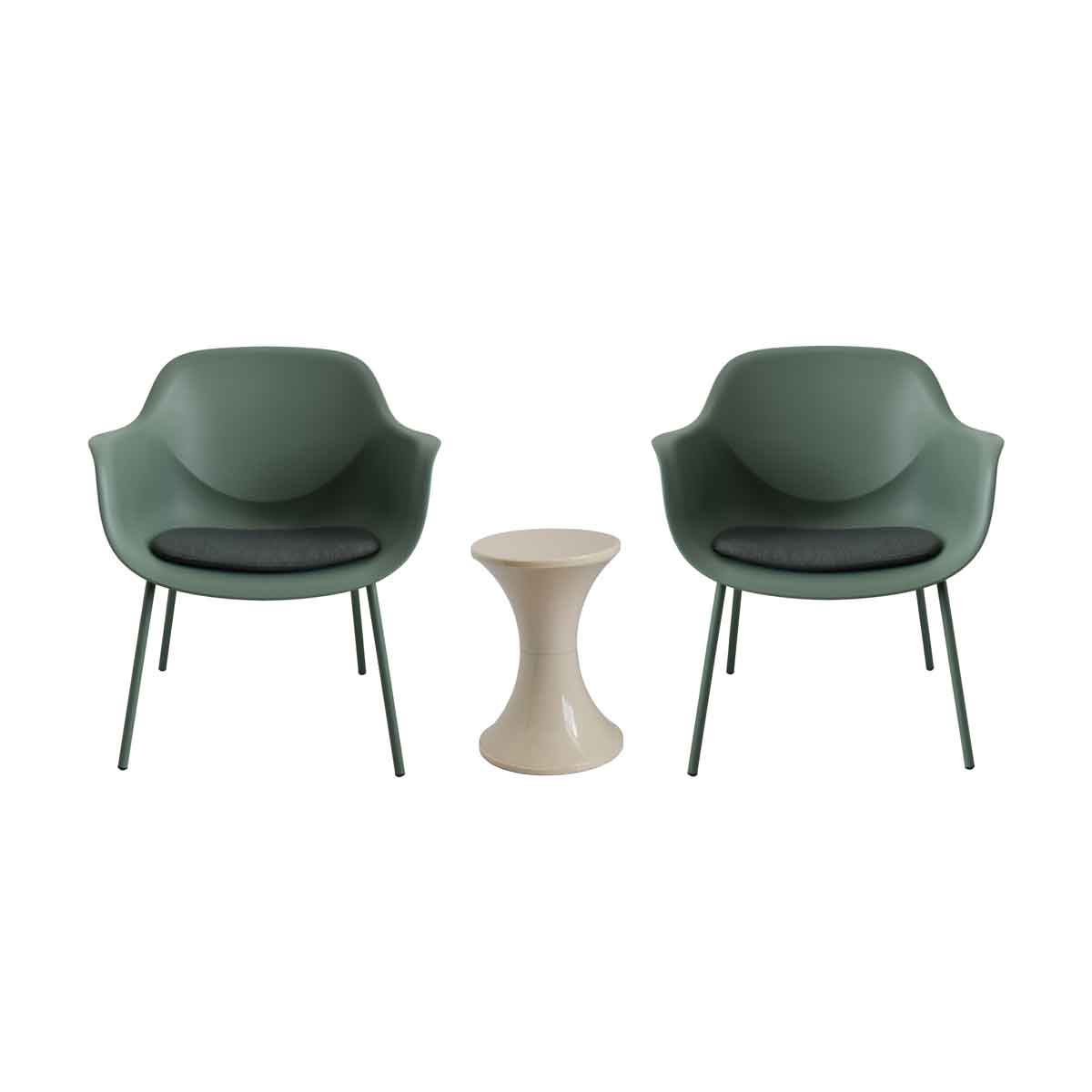 Conjunto de exterior verde oliva para 2 personas