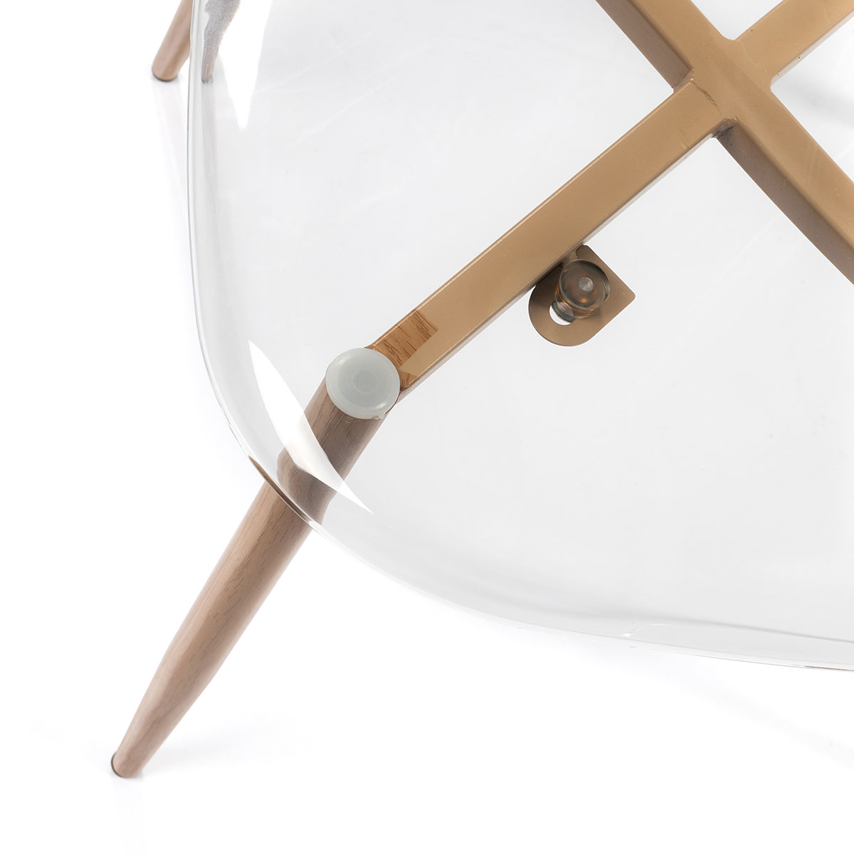 Juego 2 sillas transparentes VANITY