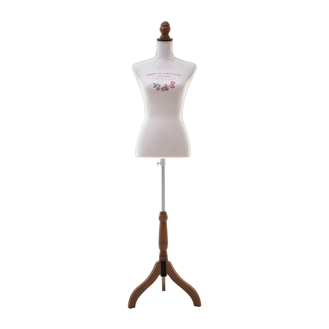 Maniqu&iacute; Poesie Madera/Metal 36x24x160Cm