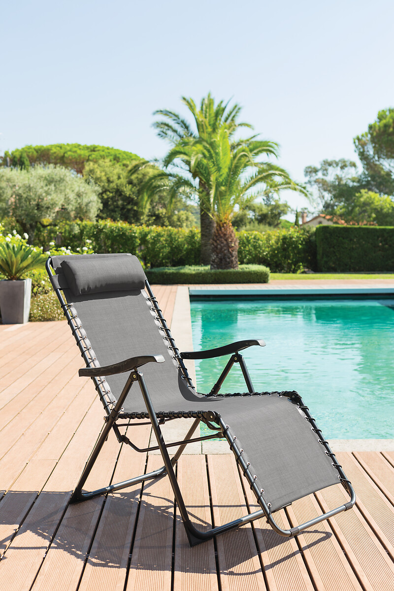 Silla relax SILOS gris antracite