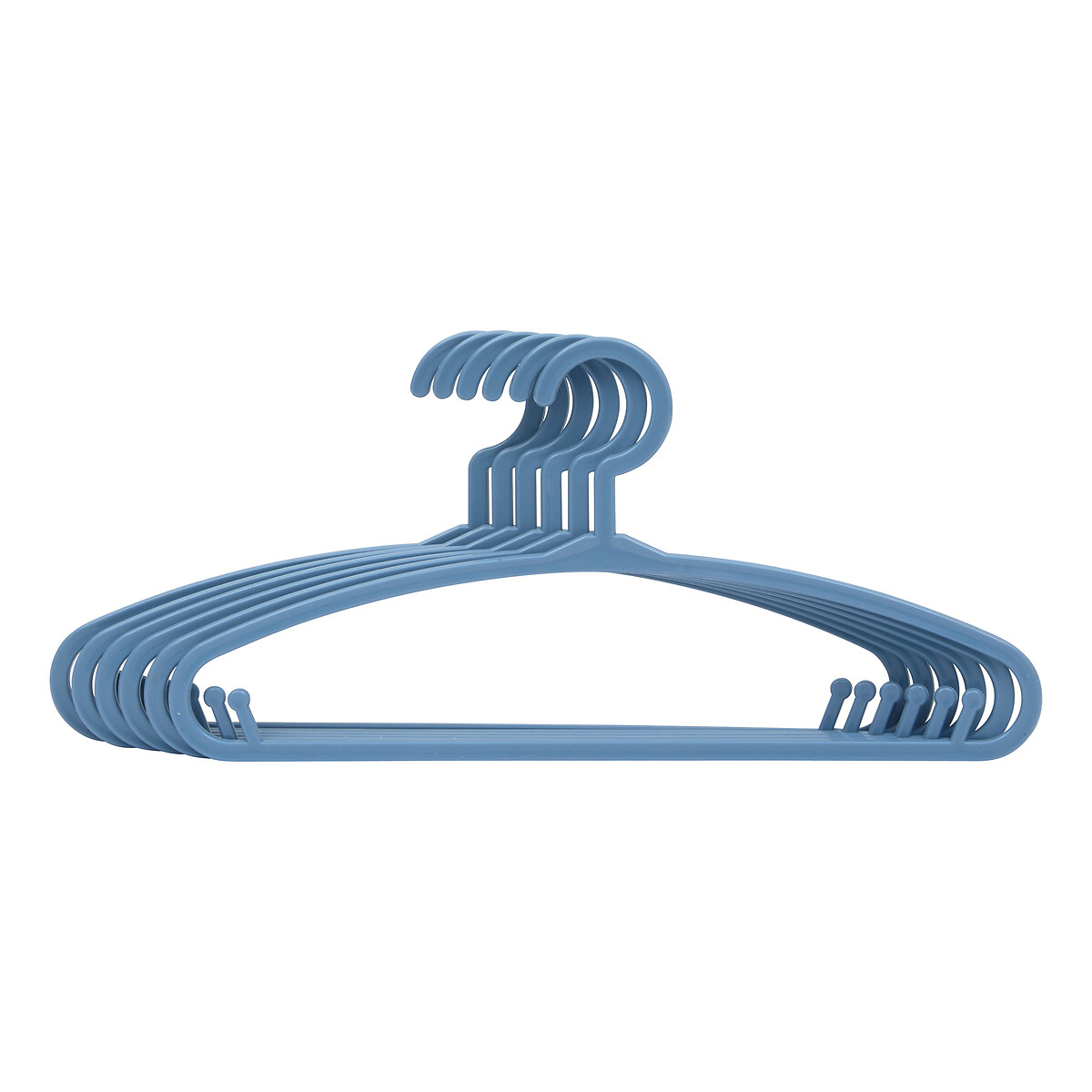 Set de 6 perchas AAST azul 13,8x28,5cm