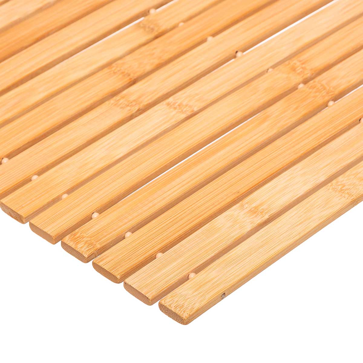 Alfombra De Bambú P/El Baño 40x60Cm