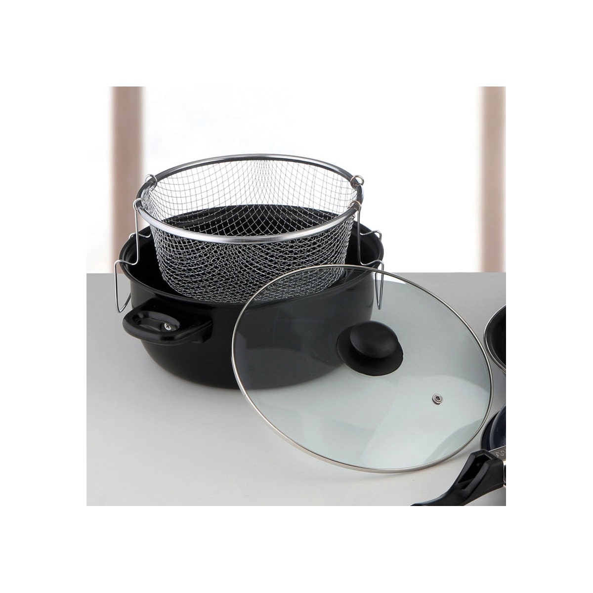 Freidora Con Tapa 35x26x10Cm