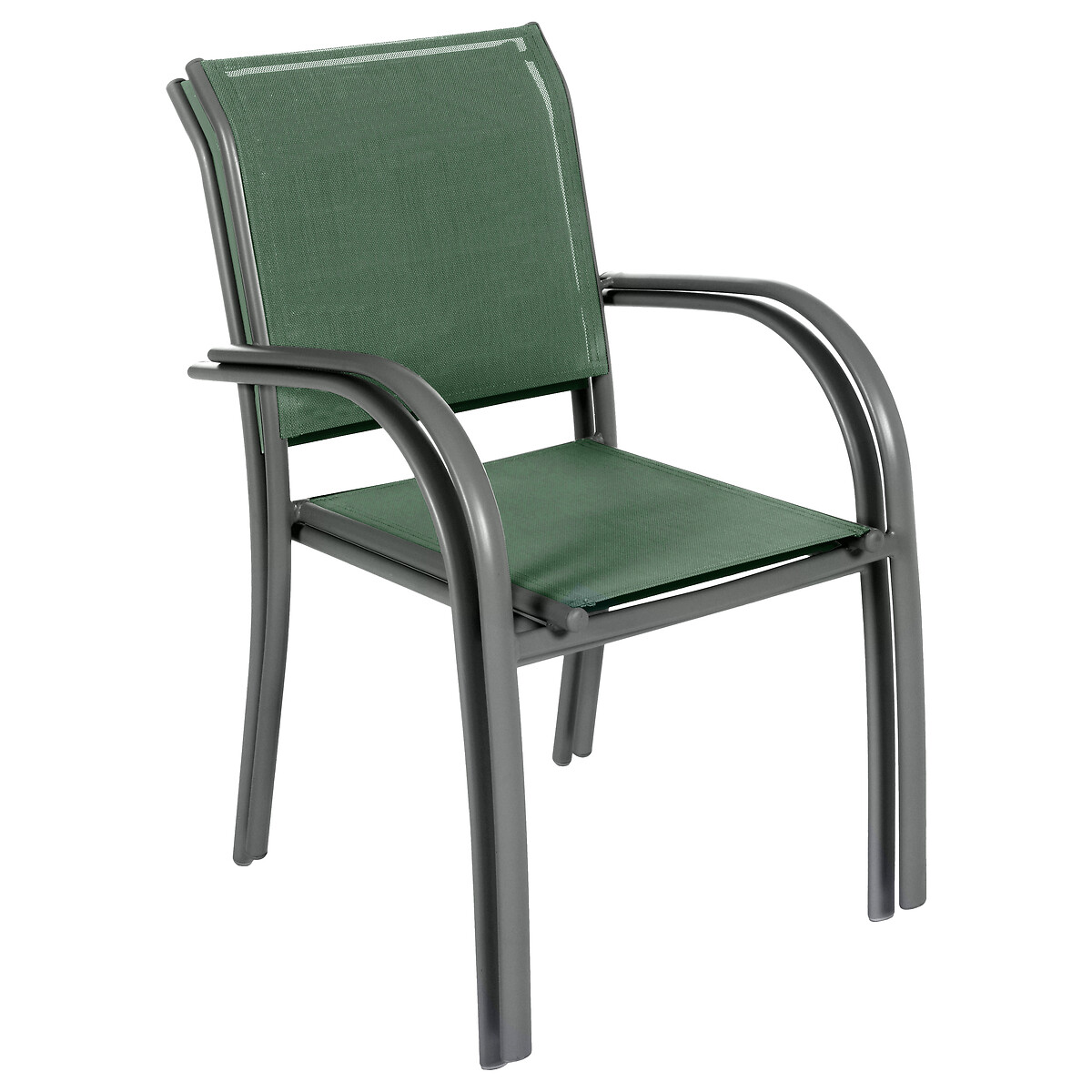 Silla PIAZZA verde oliva y graphite