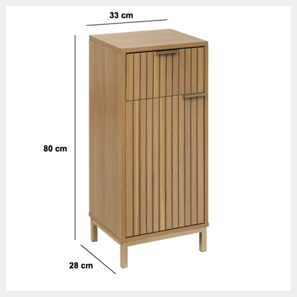 Mueble de baño TASSO beige de mdf
