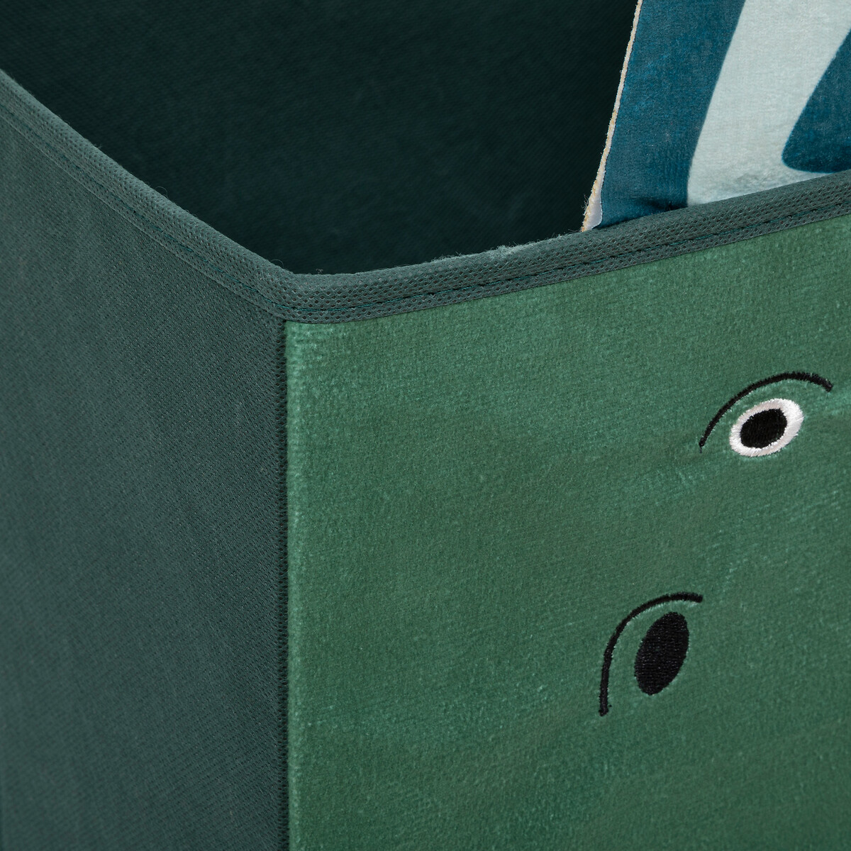 Cubo De Almacenaje Dino Verde 29x29Cm