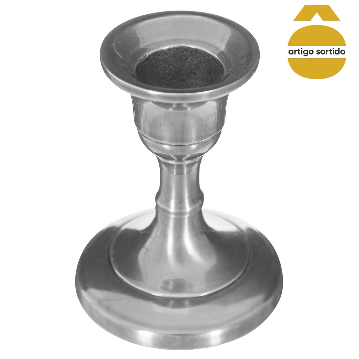 Casti&ccedil;al Prateado Em Metal