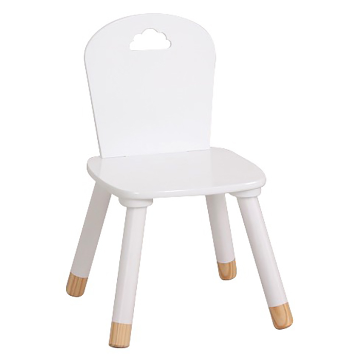 Silla Douceur Blanca Mdf 50x31.5x32Cm