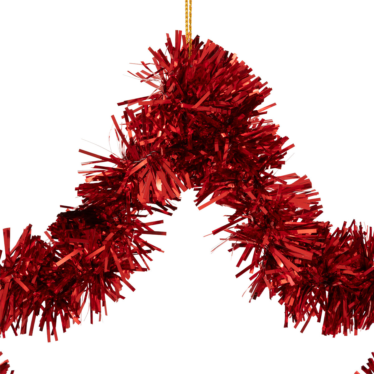 Set de 3 Adorno navideños estrella 40cm rojo 