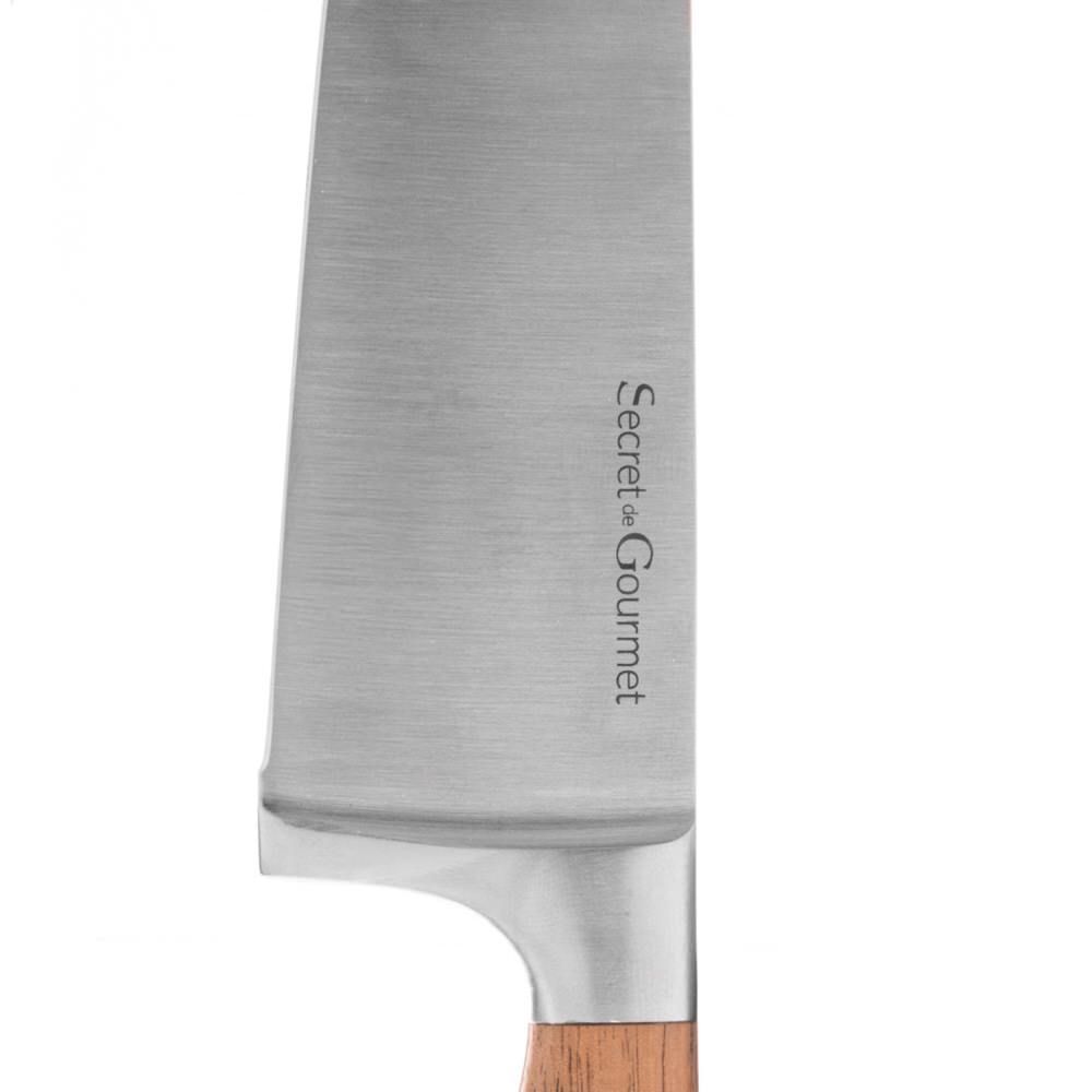 Cuchillo Chef Elegancia Con Mango Madera