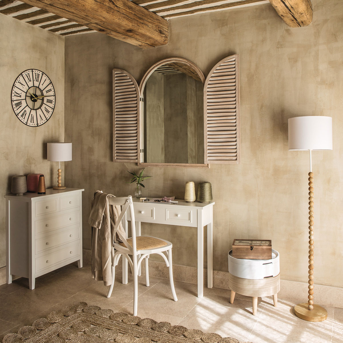 Consola C/2 Cajones Charme 80x30x76Cm