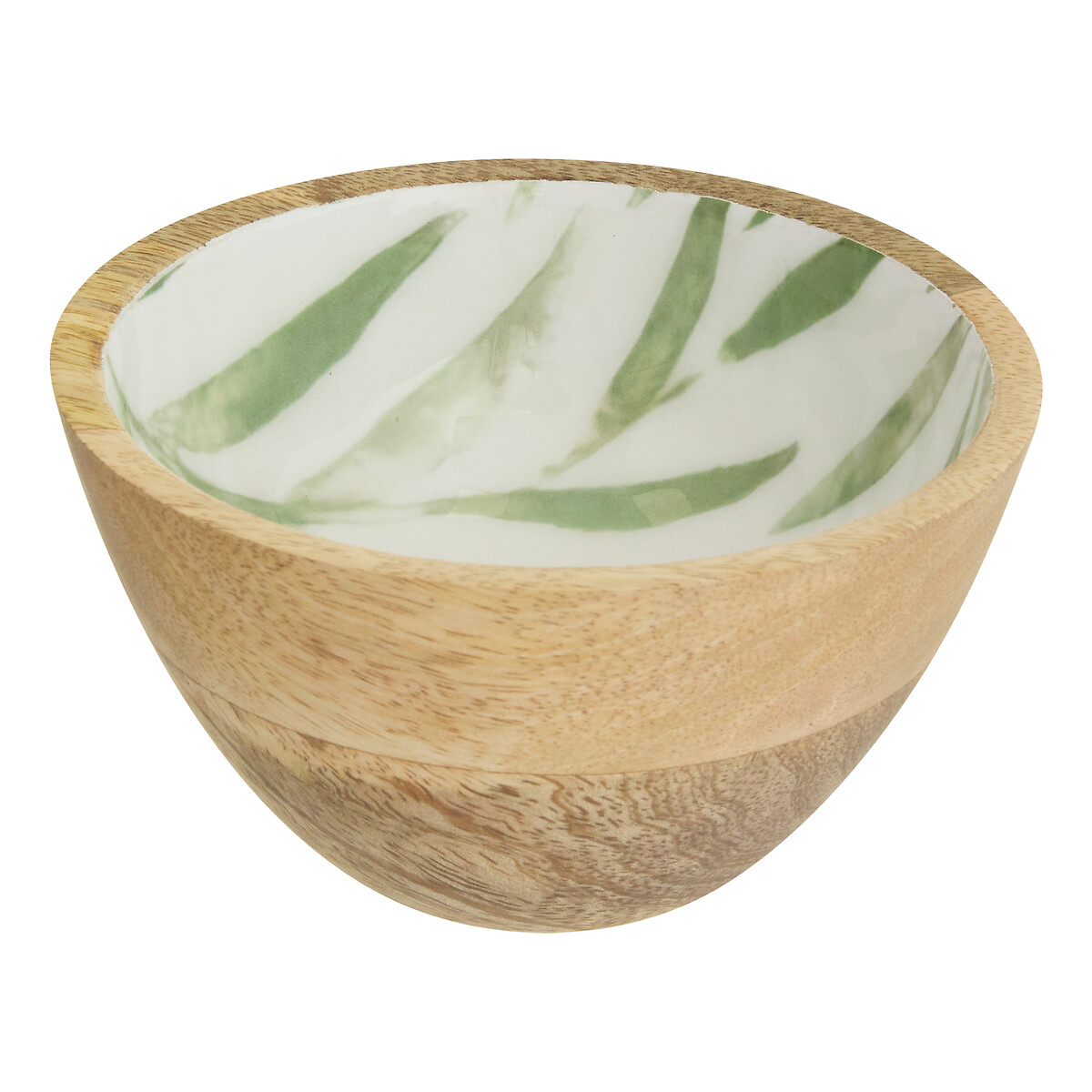 Bowl INAYA verde de madera de mango 13cm