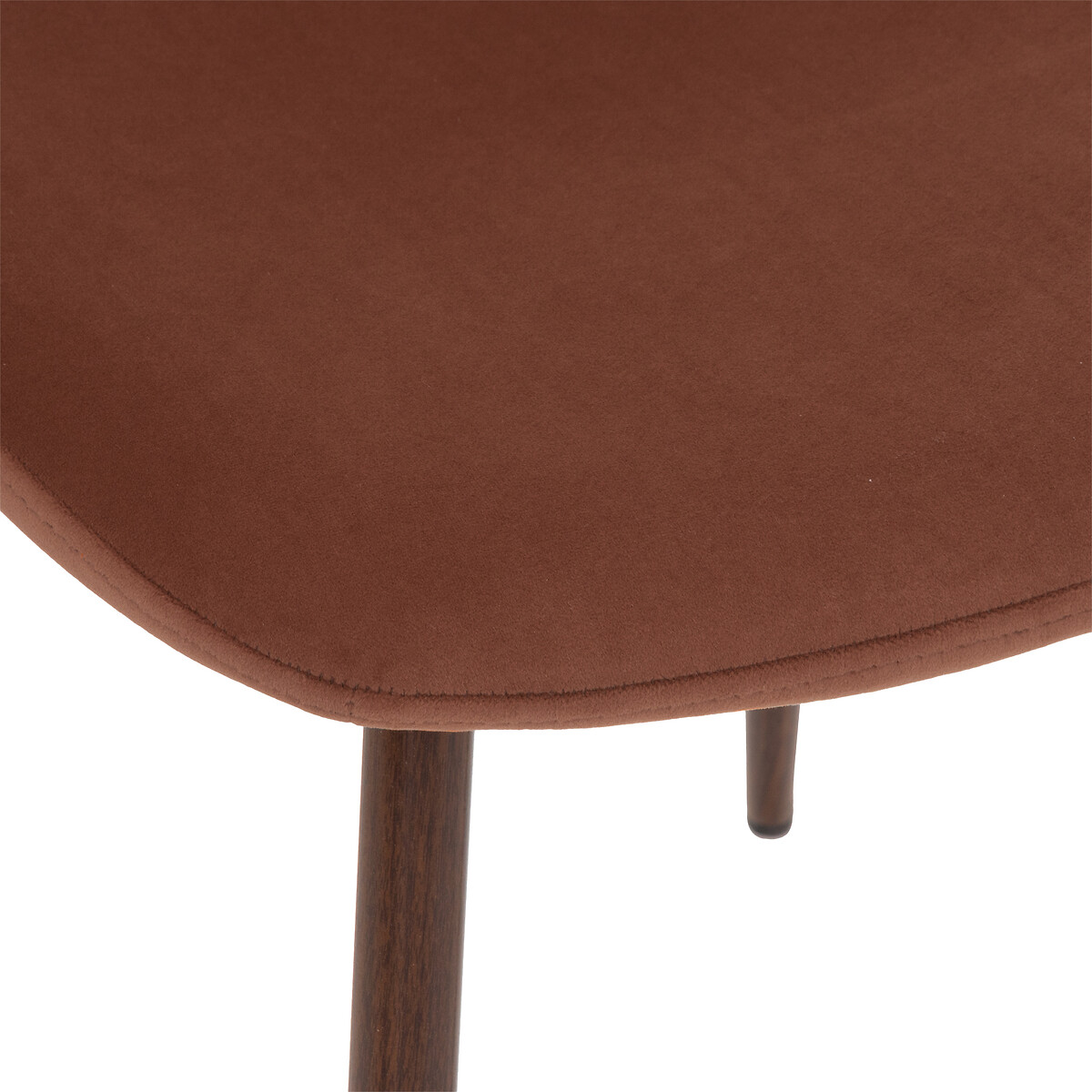 Silla Roka Terciopelo Terracota