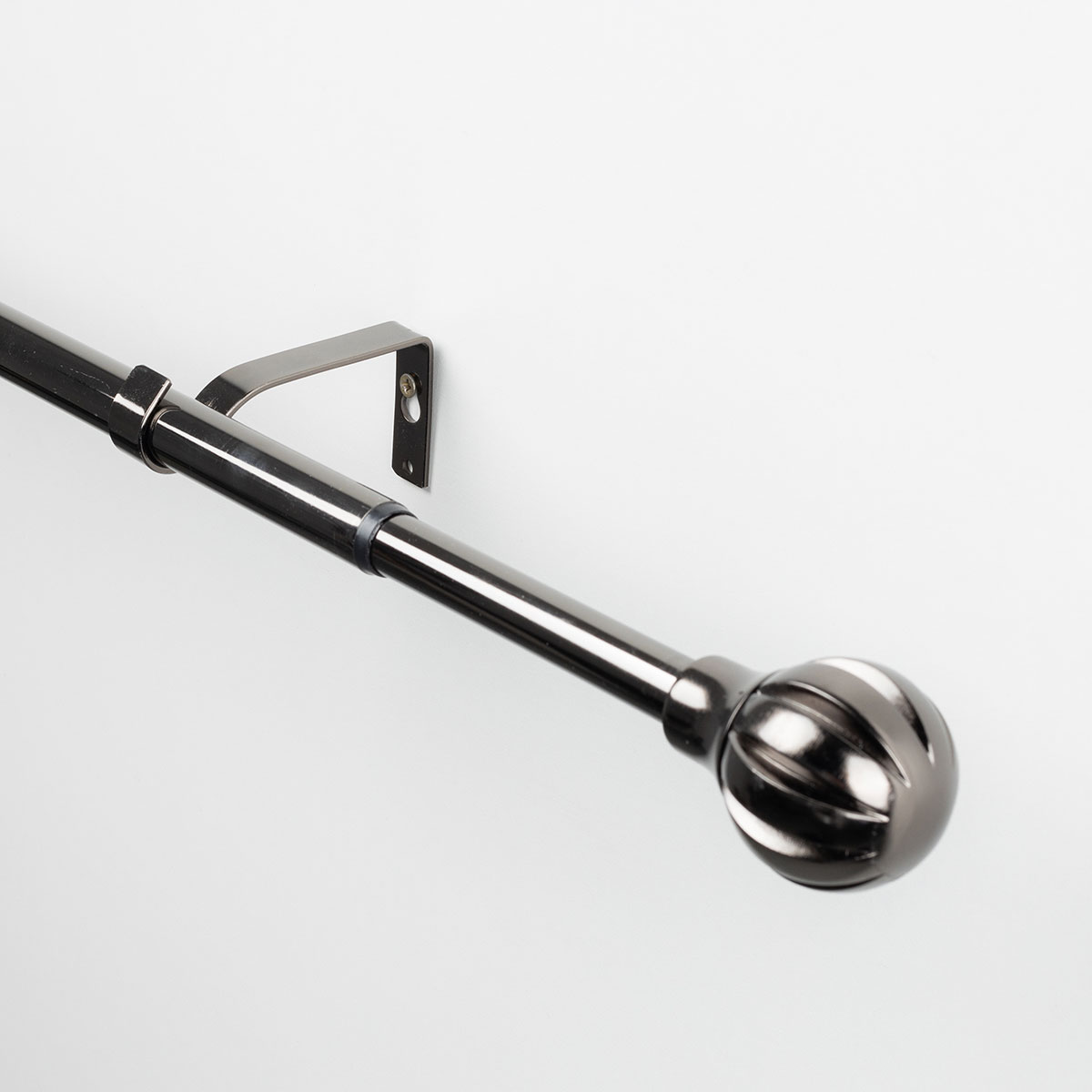 Kit Varão Extensível Zen Cinza 210-380cm