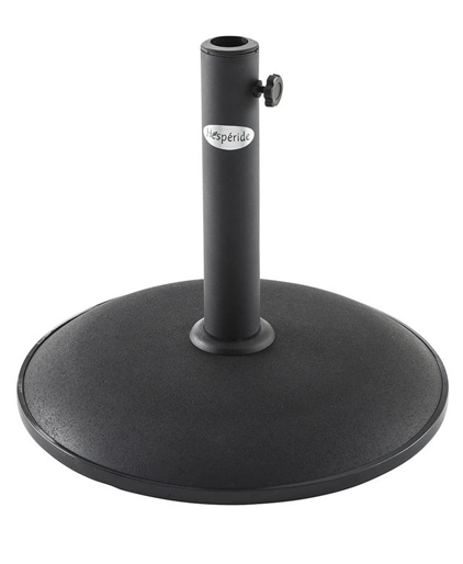 Base de parasol de hormigón negro 15Kg