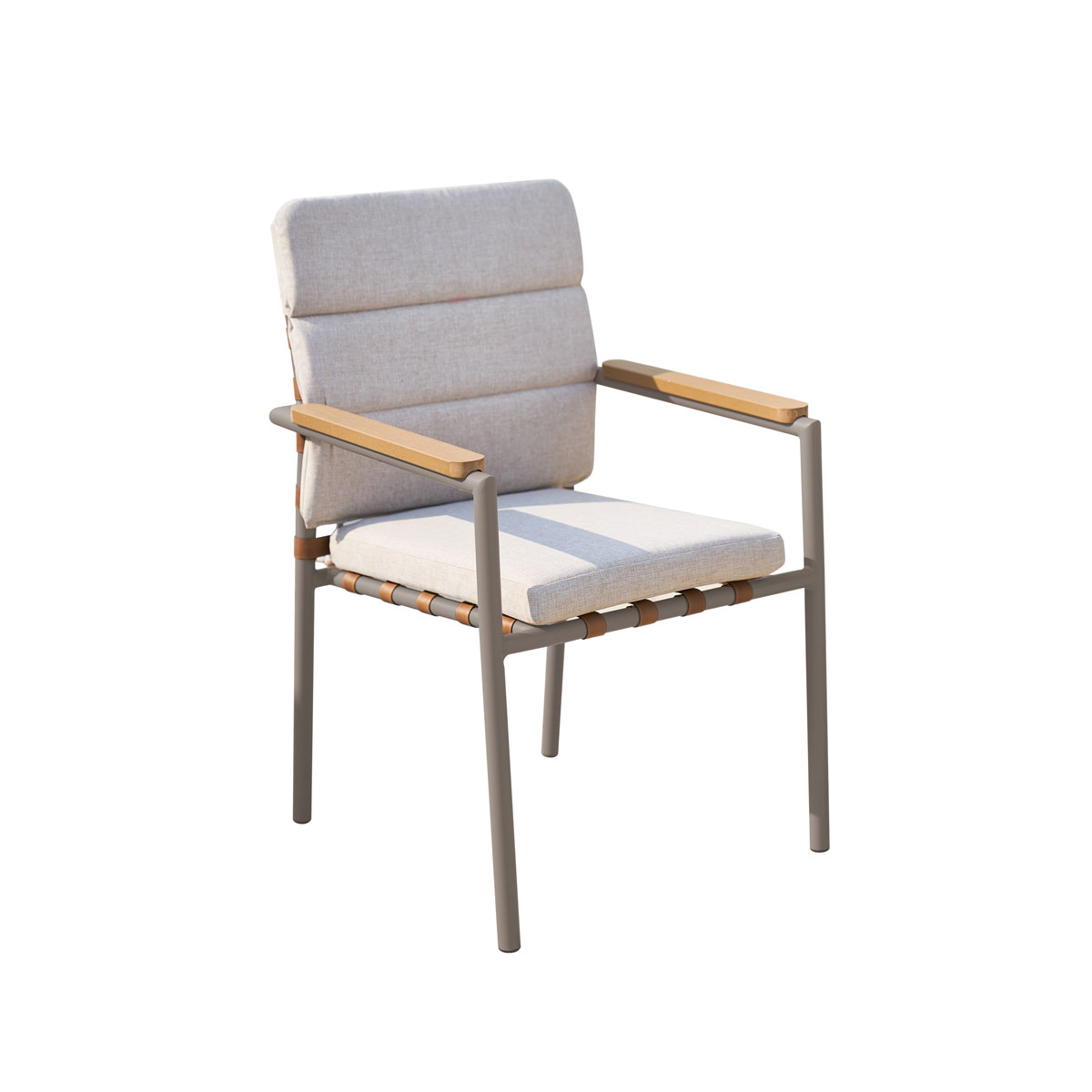 Juego de mesa de exterior y 4 sillas de acero