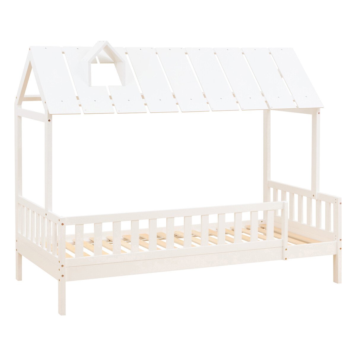 Cama MONTESSORI blanca 90x190cm